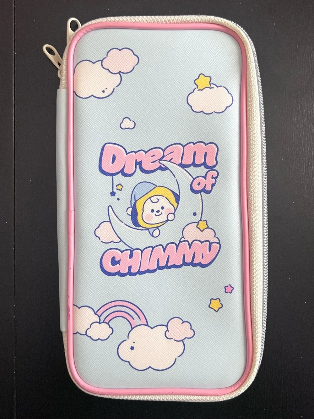 BT21 Dream Baby P-Pocket Zipper Pencil Case Pouch Chimmy